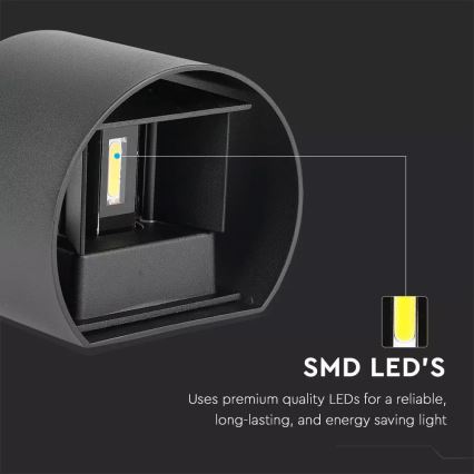 LED Āra sienas gaismeklis LED/6W/110-240V 4000K IP65