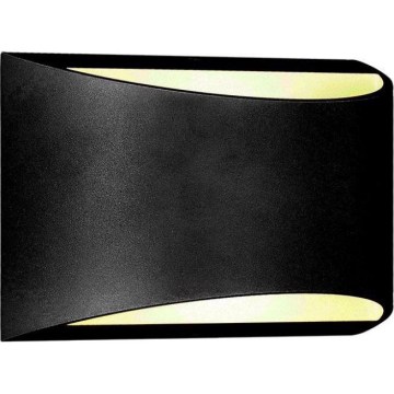 LED āra sienas gaismeklis LED/9W/230V 4000K IP54 melns