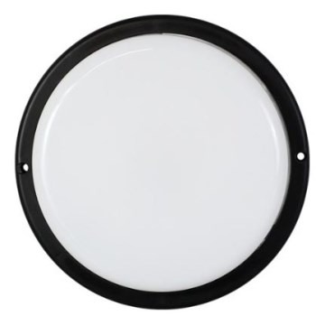 LED āra sienas gaismeklis LED/9W/230V IP54 melns