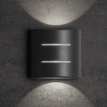 LED āra sienas gaismeklis REFAZI LED/6W/230V IP54 antracīts