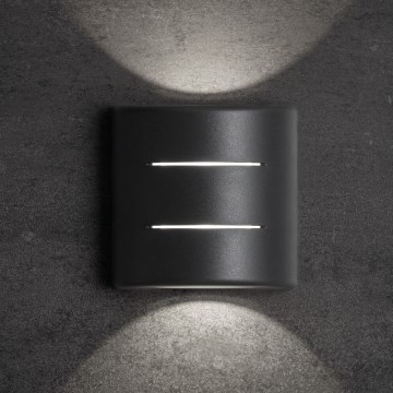 LED āra sienas gaismeklis REFAZI LED/6W/230V IP54 antracīts