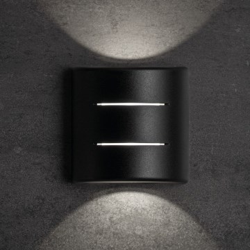 LED āra sienas gaismeklis REFAZI LED/6W/230V IP54 melns