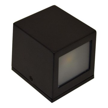 LED Āra sienas lampa 2xLED/5W/230V 4000K IP54 melna