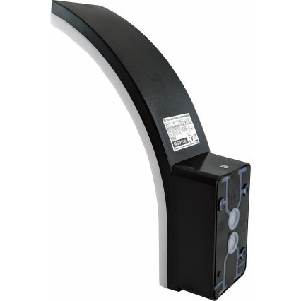 LED Dimējama āra sienas lampa ar kustības un krēslas sensoriem LED/12/15/20W/230V IP65 melna