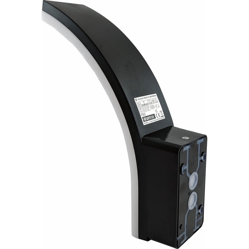 LED Dimējama āra sienas lampa ar kustības un krēslas sensoriem LED/12/15/20W/230V IP65 melna
