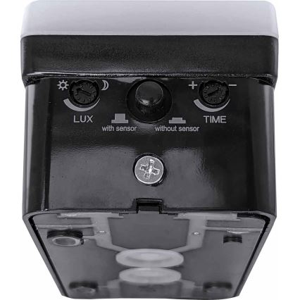 LED Dimējama āra sienas lampa ar kustības un krēslas sensoriem LED/12/15/20W/230V IP65 melna