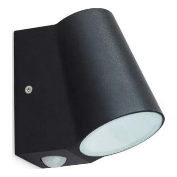 LED Āra sienas lampa ar sensoru BUNOL LED/6W/230V IP44 melna