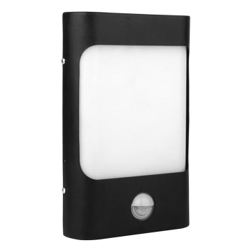 LED Āra sienas lampa ar sensoru CORDOBA LED/9W/230V IP44 melna