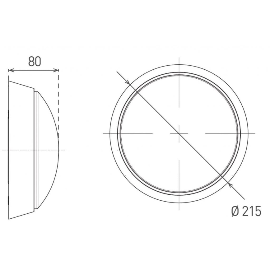 LED Āra sienas lampa ar sensoru LED/12W/230V 3000/4000/6500K IP65 melna