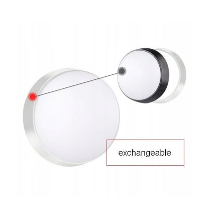 LED Āra sienas lampa ar sensoru LED/15W/230V 4000K IP65