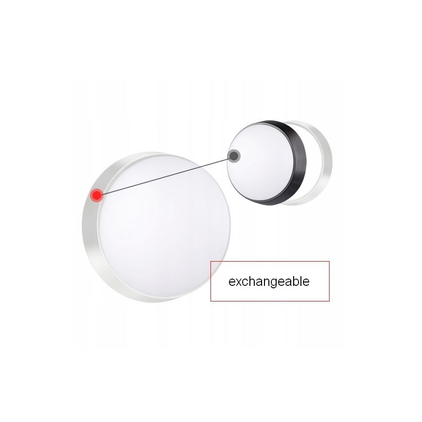 LED Āra sienas lampa ar sensoru LED/15W/230V 4000K IP65