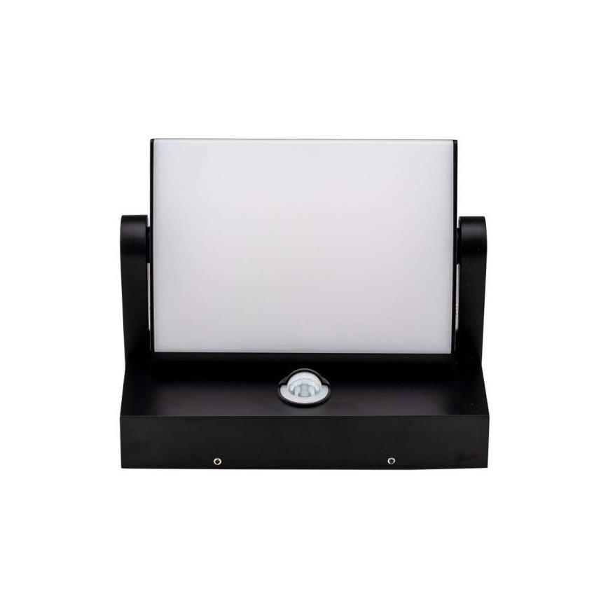 LED Āra sienas lampa ar sensoru LED/17W/230V 3000K IP65 melna