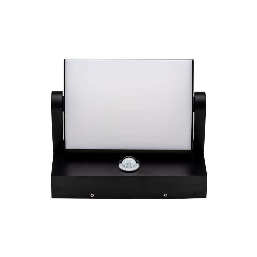 LED Āra sienas lampa ar sensoru LED/17W/230V 4000K IP65 melna