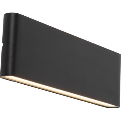 LED Āra sienas lampa ARWENA 2xLED/12W/230V IP54 melna