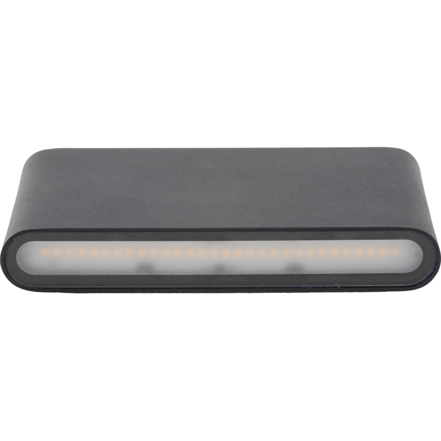 LED Āra sienas lampa ARWENA 2xLED/6W/230V IP54 melna