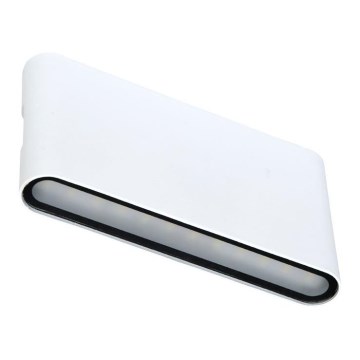LED Āra sienas lampa BRICK 2xLED/6W/230V 3000/4000/6500K IP65 balta