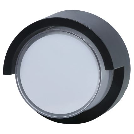 LED Āra sienas lampa ESSEN LED/10W/230V IP44 melna