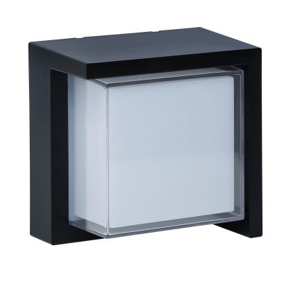 LED Āra sienas lampa ESSEN LED/12W/230V IP44 melna
