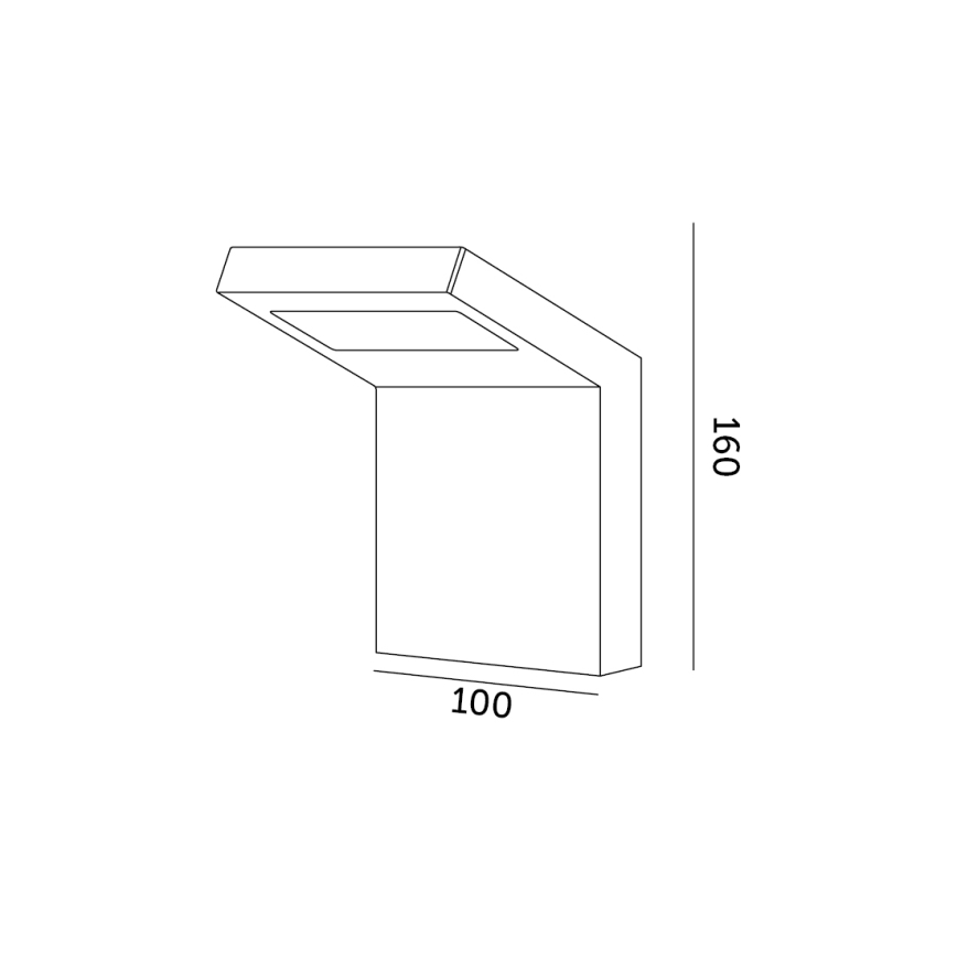 LED Āra sienas lampa INDUO K LED/10W/230V 4000K IP54