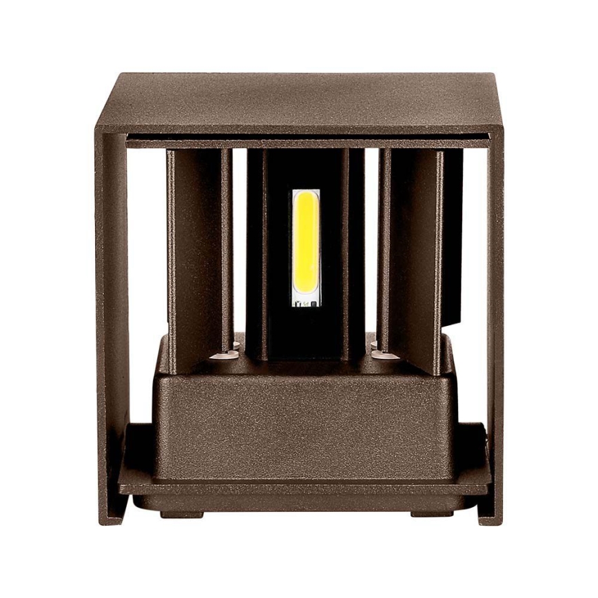 LED Āra sienas lampa LED/11W/230V 3000K IP65 brūna