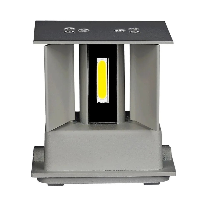 LED Āra sienas lampa LED/11W/230V 3000K IP65 pelēka