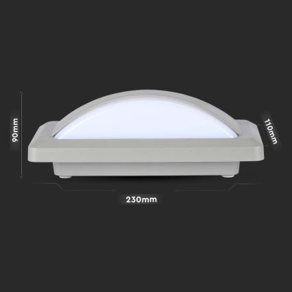 LED Āra sienas lampa LED/12W/230V 3000K IP65