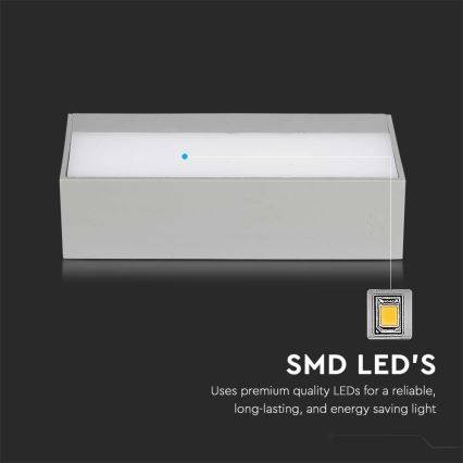 LED Āra sienas lampa LED/12W/230V 3000K IP65