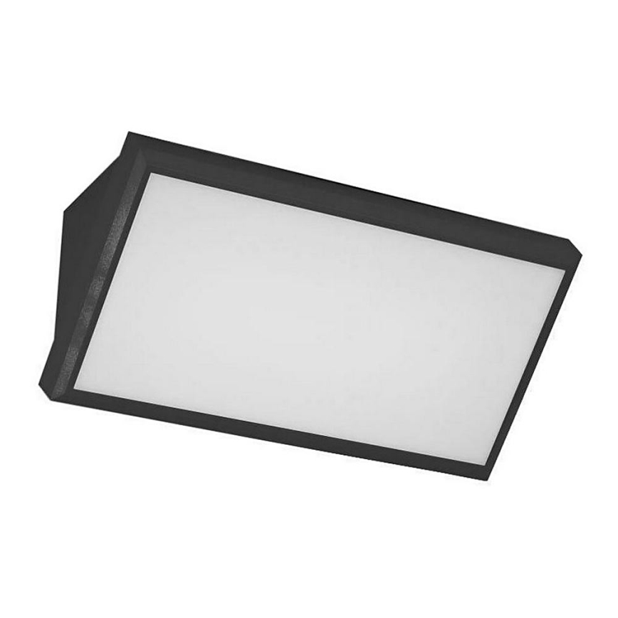 LED Āra sienas lampa LED/12W/230V 3000K IP65 melna