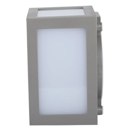 LED Āra sienas lampa LED/12W/230V 3000K IP65 pelēka