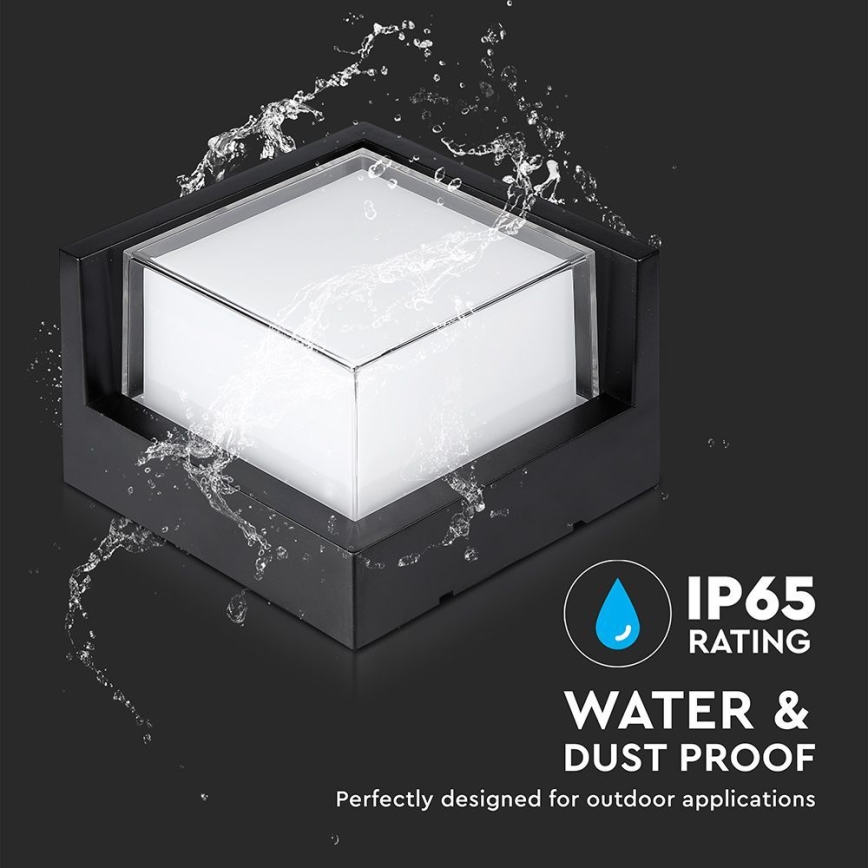 LED Āra sienas lampa LED/12W/230V 4000K IP65