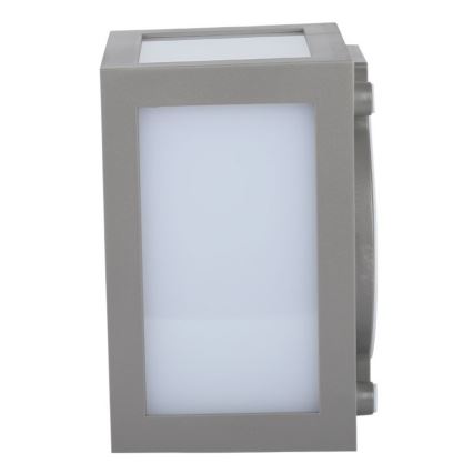 LED Āra sienas lampa LED/12W/230V 4000K IP65 pelēka