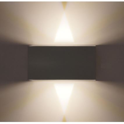 LED Āra sienas lampa LED/12W/230V IP54 balta