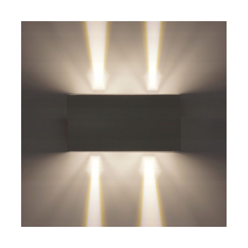 LED Āra sienas lampa LED/12W/230V IP54 balta