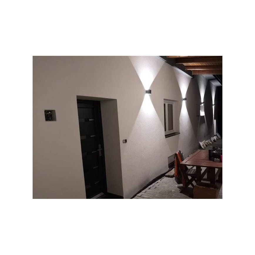 LED Āra sienas lampa LED/12W/230V IP54 balta