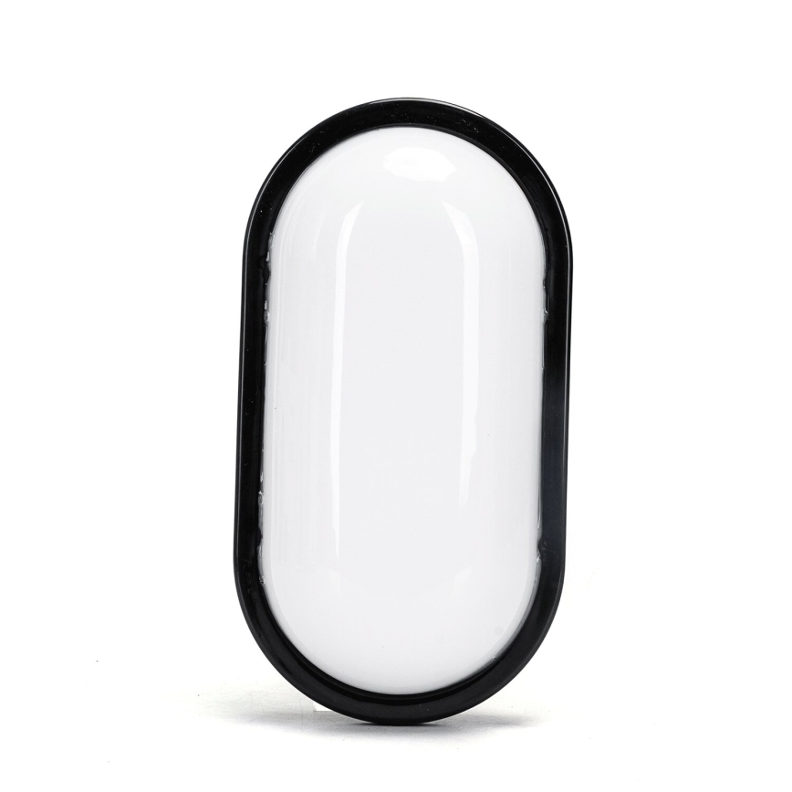 LED Āra sienas lampa LED/15W/230V 6500K melna IP65