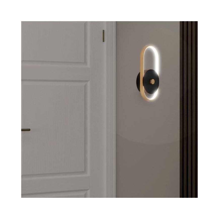 LED Āra sienas lampa LED/15W/230V IP54 4000K misiņš