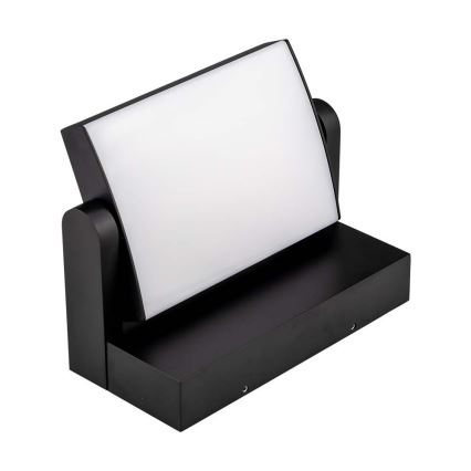 LED Āra sienas lampa LED/17W/230V 4000K IP65 melna