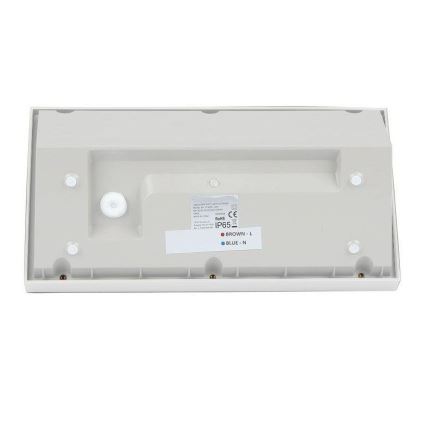 LED Āra sienas lampa LED/20W/230V 3000K IP65 balta