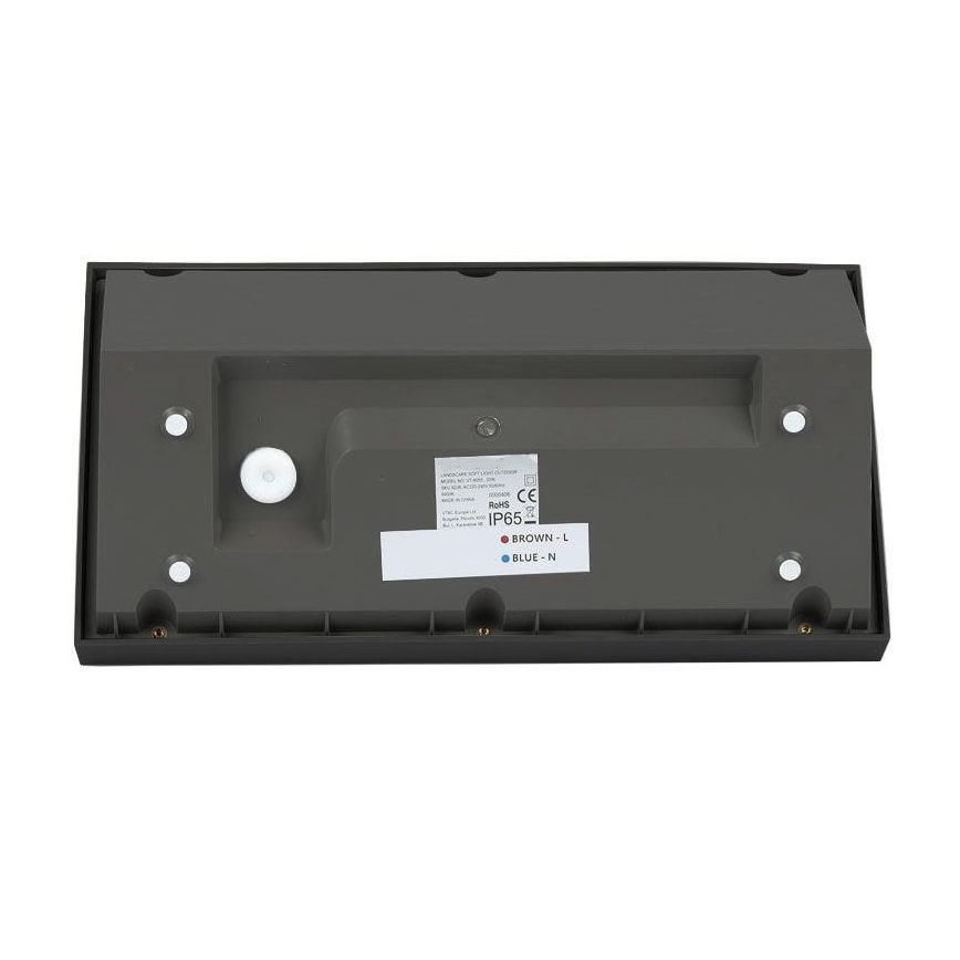 LED Āra sienas lampa LED/20W/230V 3000K IP65 melna