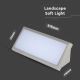 LED Āra sienas lampa LED/20W/230V 4000K IP65 pelēka