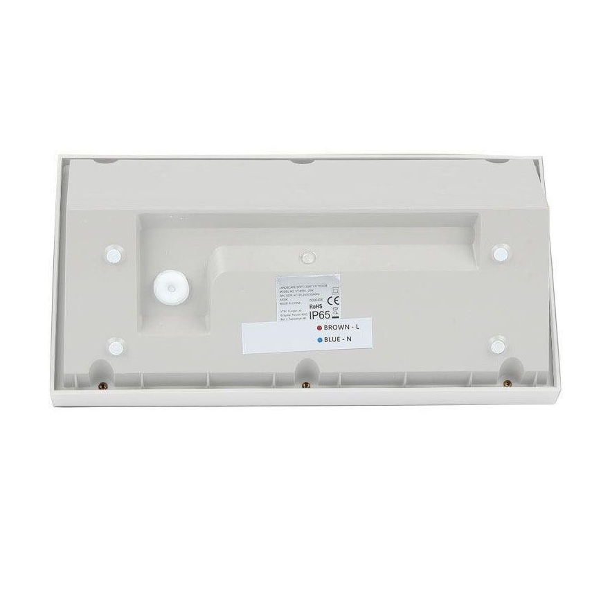 LED Āra sienas lampa LED/20W/230V 6400K IP65 balta