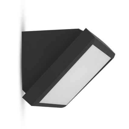 LED Āra sienas lampa LED/20W/230V 6400K IP65 melna