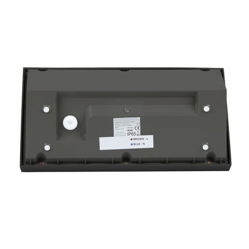 LED Āra sienas lampa LED/20W/230V 6400K IP65 melna