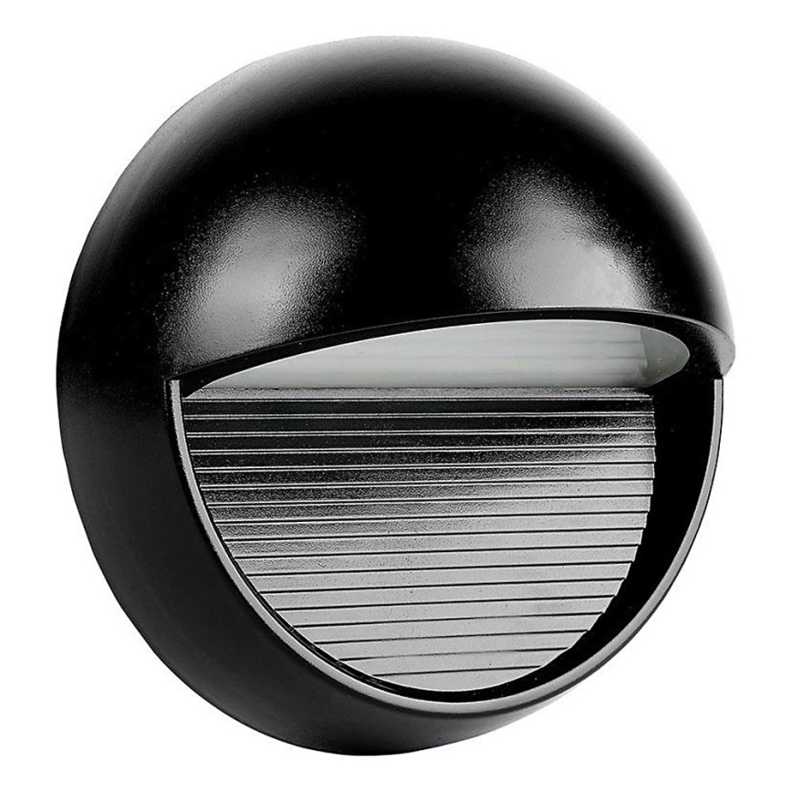 LED Āra sienas lampa LED/3W/230V 4000K IP65 melna