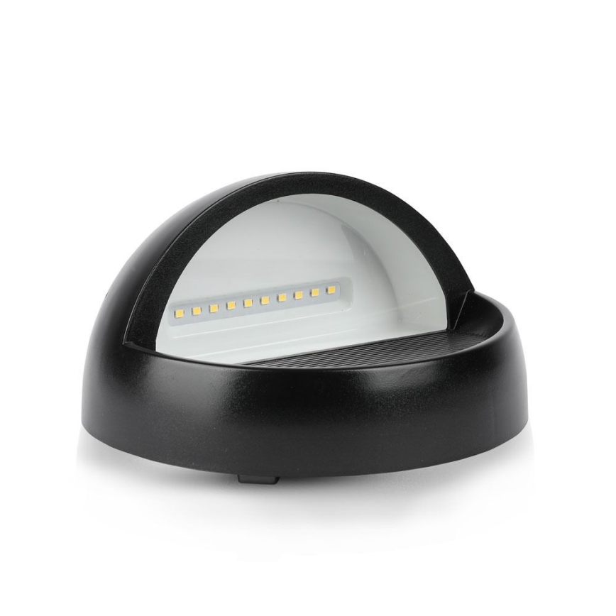 LED Āra sienas lampa LED/3W/230V 4000K IP65 melna