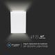 LED Āra sienas lampa LED/4W/230V 6400K IP65 balta
