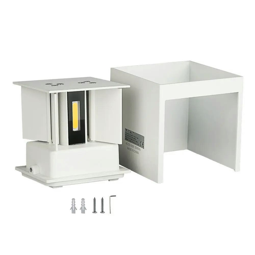 LED Āra sienas lampa LED/5W/230V 3000K IP65 balta