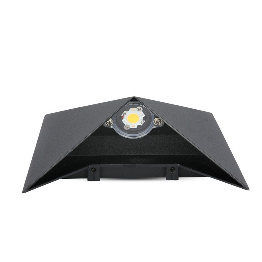 LED Āra sienas lampa LED/5W/230V 3000K IP65 melna