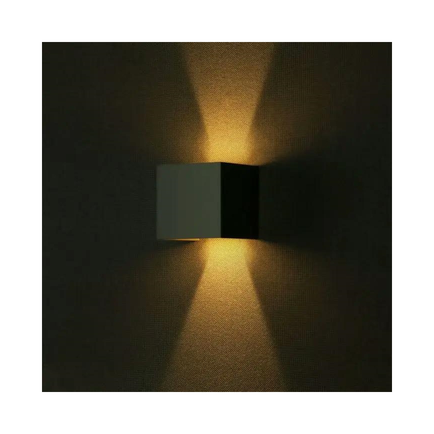 LED Āra sienas lampa LED/5W/230V 4000K IP65 pelēka