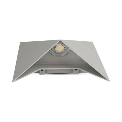 LED Āra sienas lampa LED/5W/230V 4000K IP65 pelēka